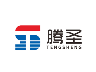 唐国强的腾圣有机玻璃工艺制品logo设计