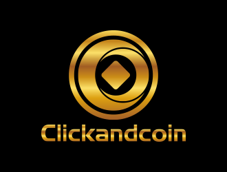 王涛的Clickandcoin英文logologo设计
