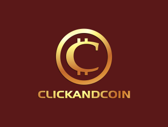 何嘉健的Clickandcoin英文logologo设计