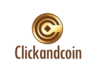 曾翼的Clickandcoin英文logologo设计