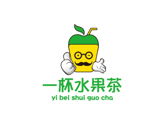 孙金泽的一杯水果茶logo设计
