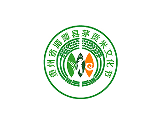 秦晓东的贵州省湄潭县茅贡米文化节logo设计