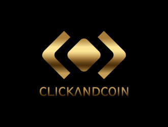连杰的Clickandcoin英文logologo设计