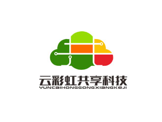 郭庆忠的云彩虹共享平台logo设计