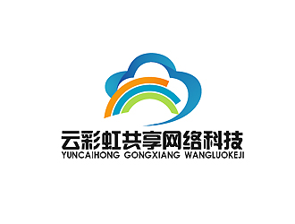 秦晓东的云彩虹共享平台logo设计