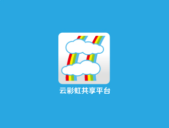 张俊的云彩虹共享平台logo设计