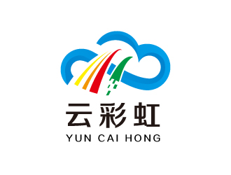 连杰的云彩虹共享平台logo设计