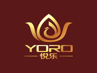 何嘉健的Yoro  悦乐logo设计