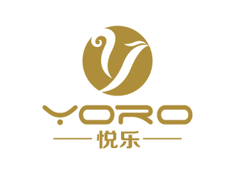 张俊的Yoro  悦乐logo设计