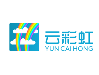 唐国强的云彩虹共享平台logo设计