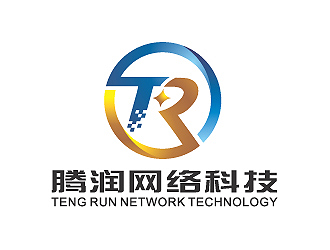 彭波的保定腾润网络科技有限公司标志logo设计