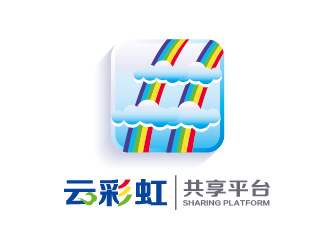 陈晓滨的云彩虹共享平台logo设计