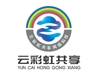 彭波的云彩虹共享平台logo设计