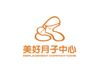钟炬的月子中心母婴图标logo设计logo设计