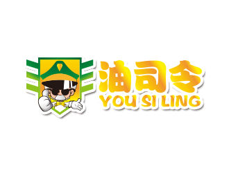 何锦江的油司令卡通logo设计logo设计