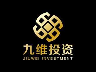 连杰的九维投资logo设计
