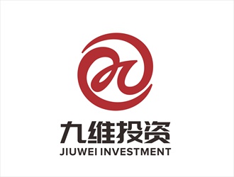 唐国强的九维投资logo设计