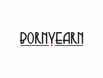 汤儒娟的青岛帛宇电子商务有限公司（英文标志：bornyearn）logo设计