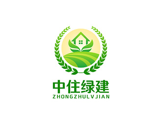 吴晓伟的中住绿建logo设计