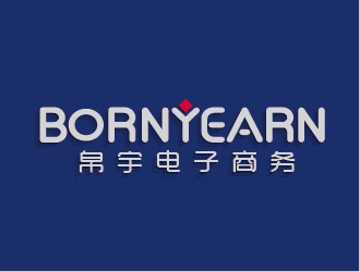 陈晓滨的青岛帛宇电子商务有限公司（英文标志：bornyearn）logo设计