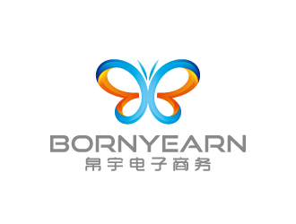 周金进的青岛帛宇电子商务有限公司（英文标志：bornyearn）logo设计