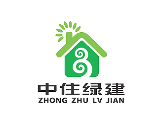 彭波的中住绿建logo设计