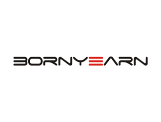 青岛帛宇电子商务有限公司（英文标志：bornyearn）logo设计