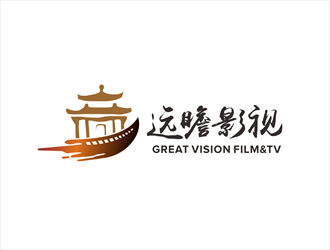 唐国强的河北远瞻影视文化传媒有限公司logologo设计