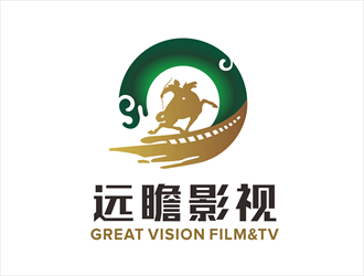 唐国强的河北远瞻影视文化传媒有限公司logologo设计