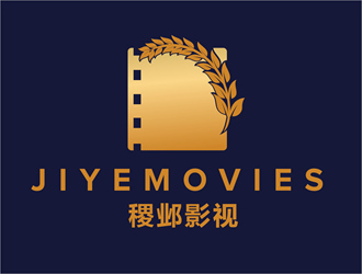 唐国强的北京稷邺影视文化传媒有限公司logo设计