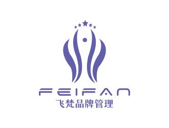 高明奇的广州飞梵品牌管理有限公司标志logo设计