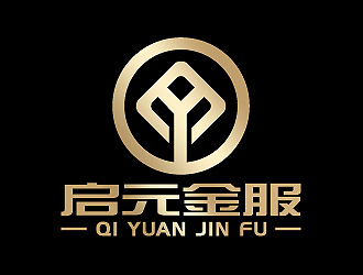 彭波的深圳市启元金服信息咨询有限公司logo设计