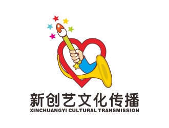 吴志超的北京新创艺文化传播有限公司logo设计