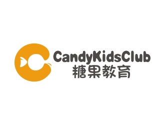 曾翼的糖果教育CandyKidsClub标志设计logo设计