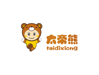 孙金泽的太帝熊 对称logo设计