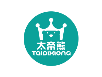黄安悦的太帝熊 对称logo设计