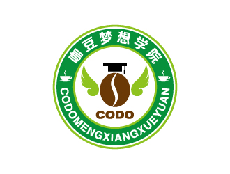 张俊的咖豆梦想学院logo设计