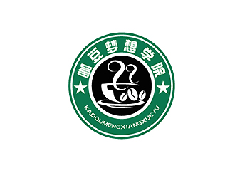秦晓东的咖豆梦想学院logo设计