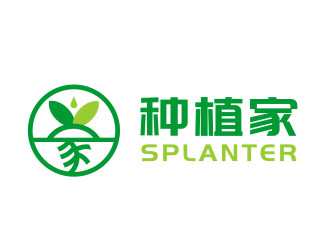 姜彦海的splanter种植家英文标志logo设计