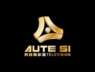 黄安悦的奥特斯影业logo设计