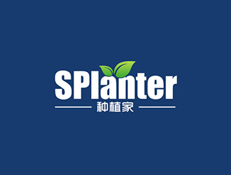 吴晓伟的splanter种植家英文标志logo设计