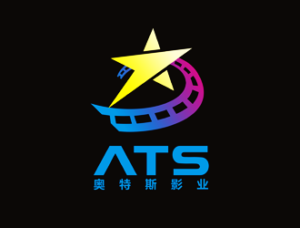 谭家强的奥特斯影业logo设计