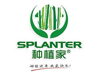 黎明锋的splanter种植家英文标志logo设计