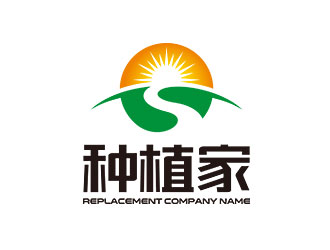 钟炬的splanter种植家英文标志logo设计