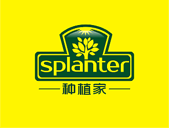 劳志飞的splanter种植家英文标志logo设计