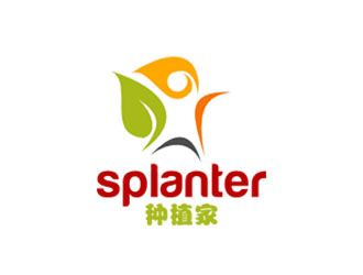 郭庆忠的splanter种植家英文标志logo设计