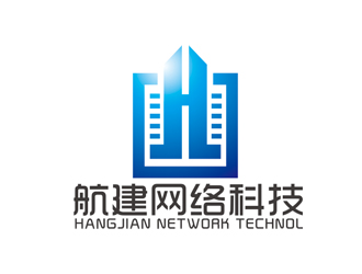 赵鹏的吉林省航建网络科技有限公司logo设计