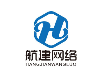 朱红娟的吉林省航建网络科技有限公司logo设计