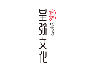 冯国辉的呈弥文化 蜜蜡logo设计
