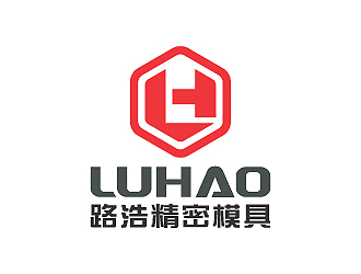 彭波的路浩精密模具logo设计